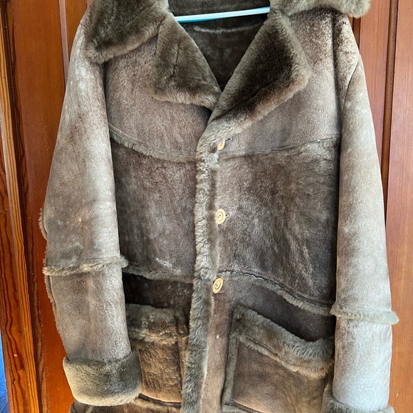 Sheep skin Vintage coat - Picture 8 of 8